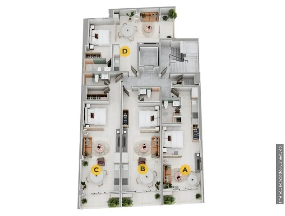 Apartamento en venta santa ana