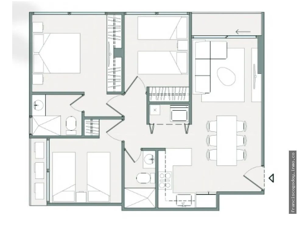 Apartamento en venta, brisas del golf - panamá