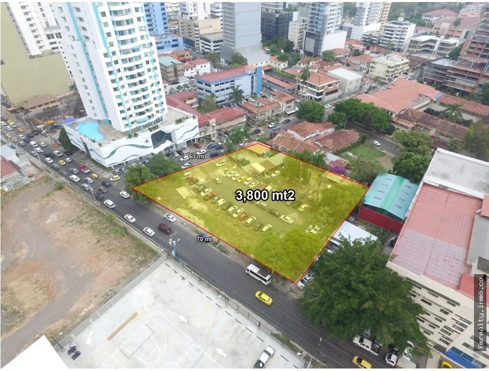 Venta de terreno en bella vista