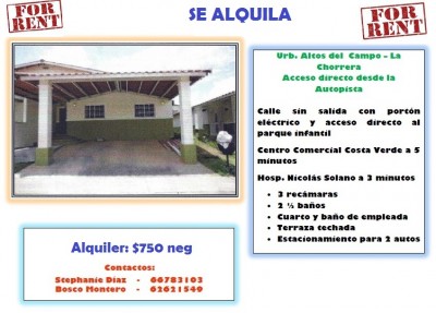 14160 - La Chorrera - casas