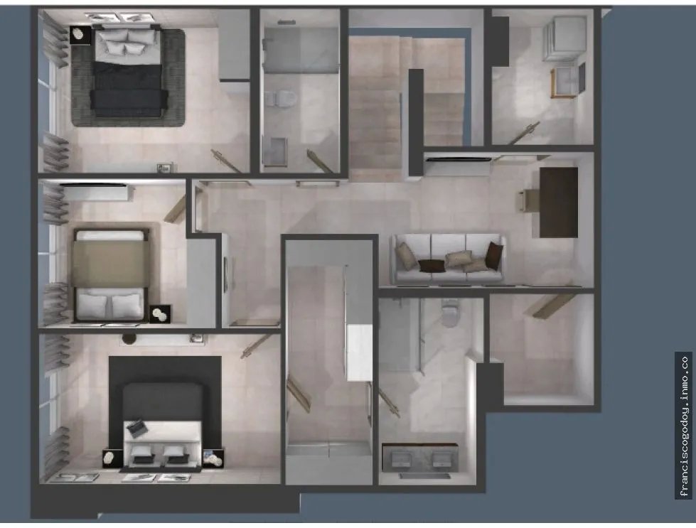 Venta de apartamento en santa maría
