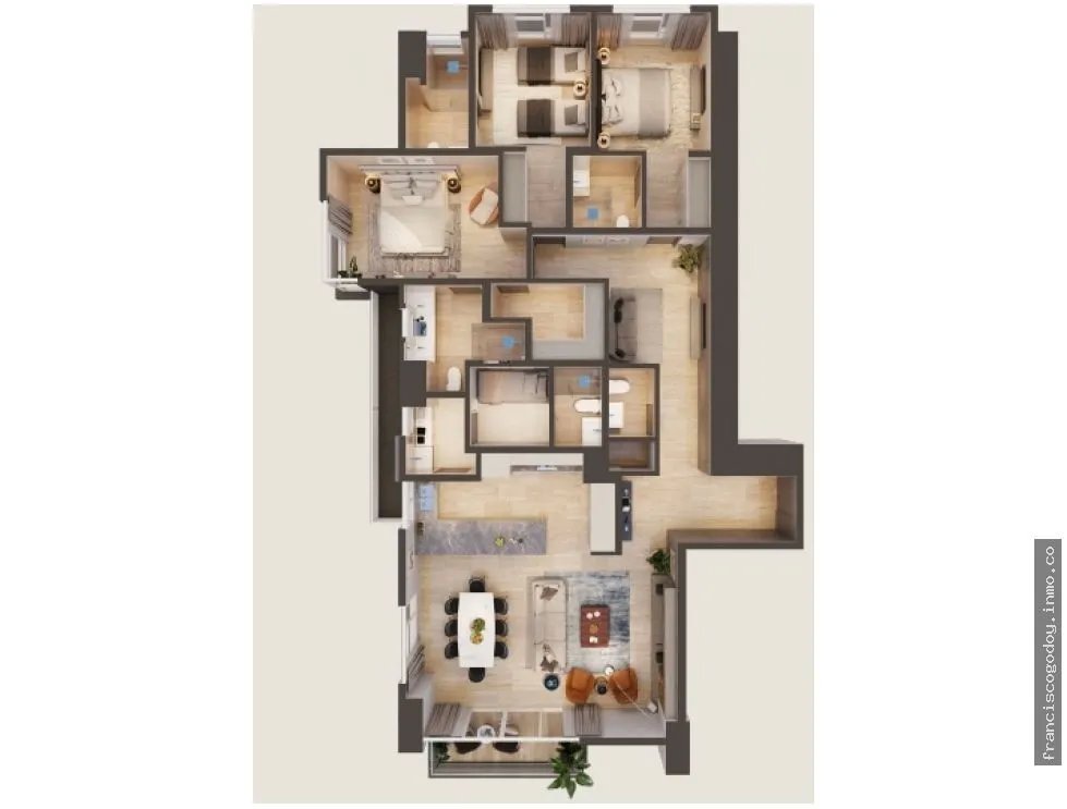 Apartamento en venta santa maría, panamá