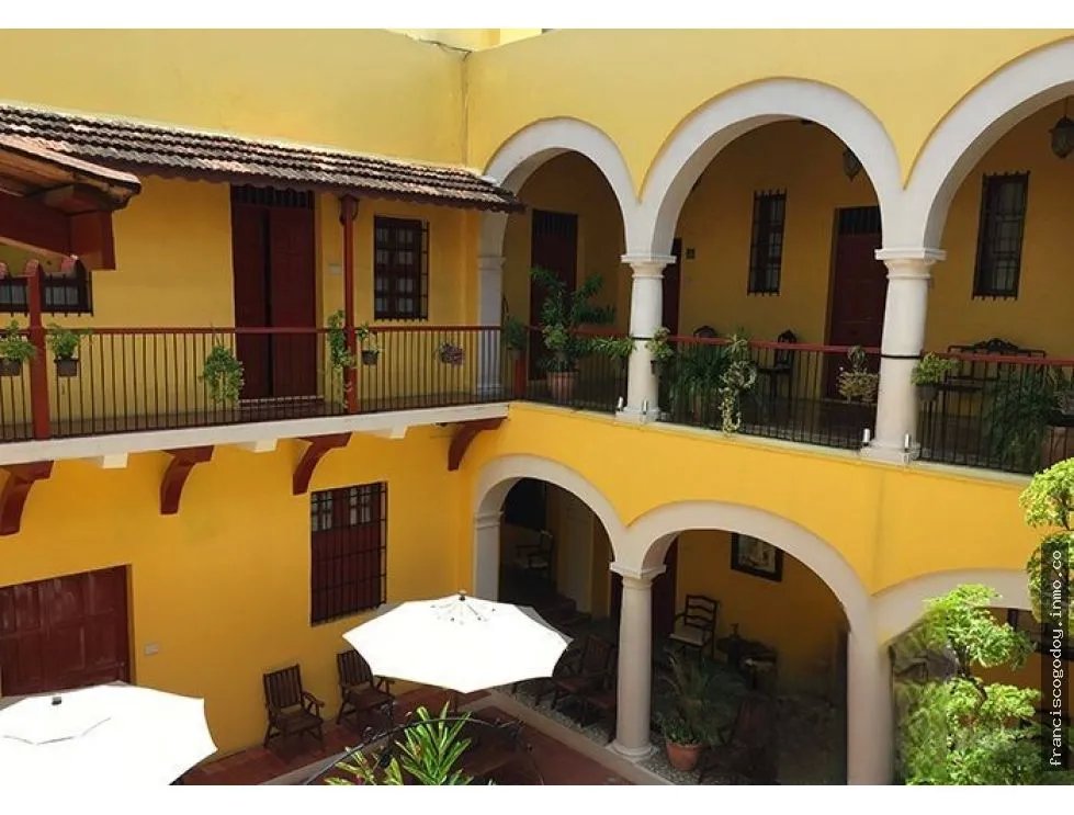 Venta de hotel boutique, casco antiguo