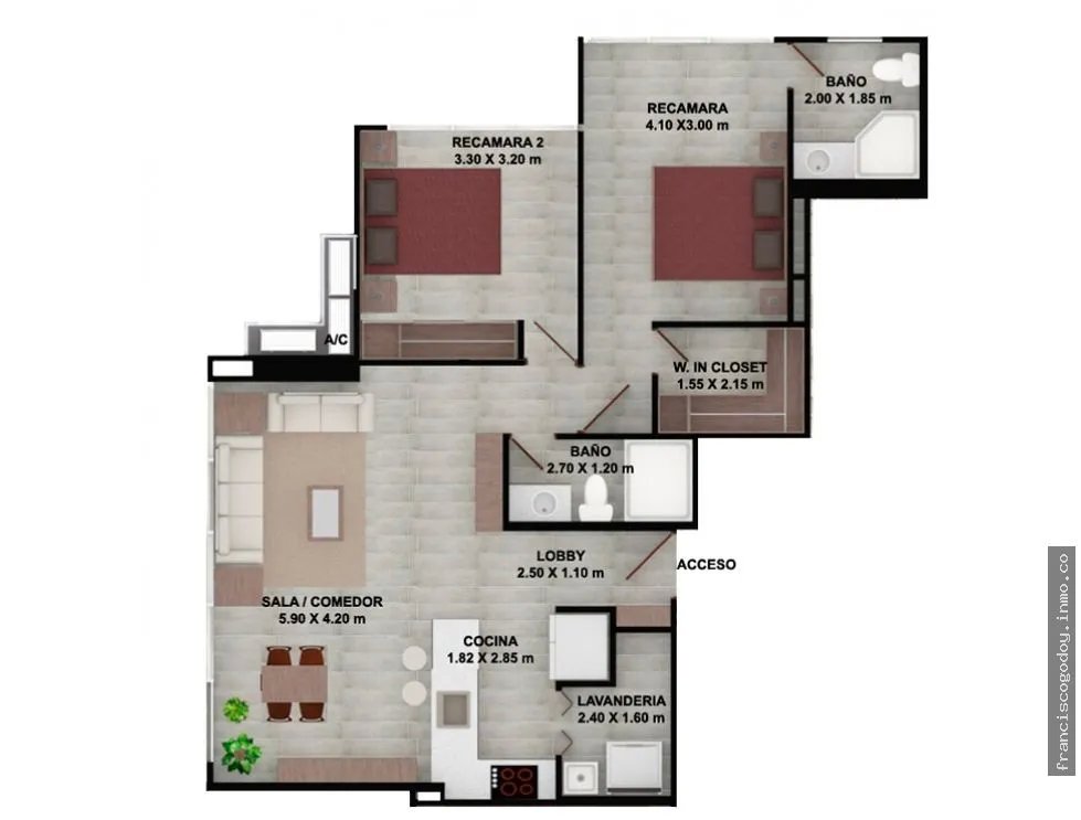 Venta de apartamento en azurre ph 42, bella vista