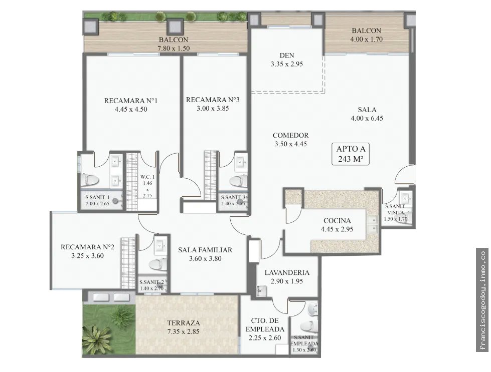 Venta de apartamentos en ph. casa bianca