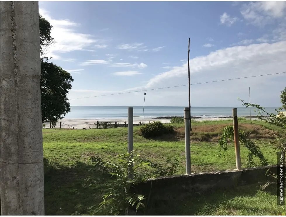 Venta de terreno frente al mar en nueva gorgona, chame