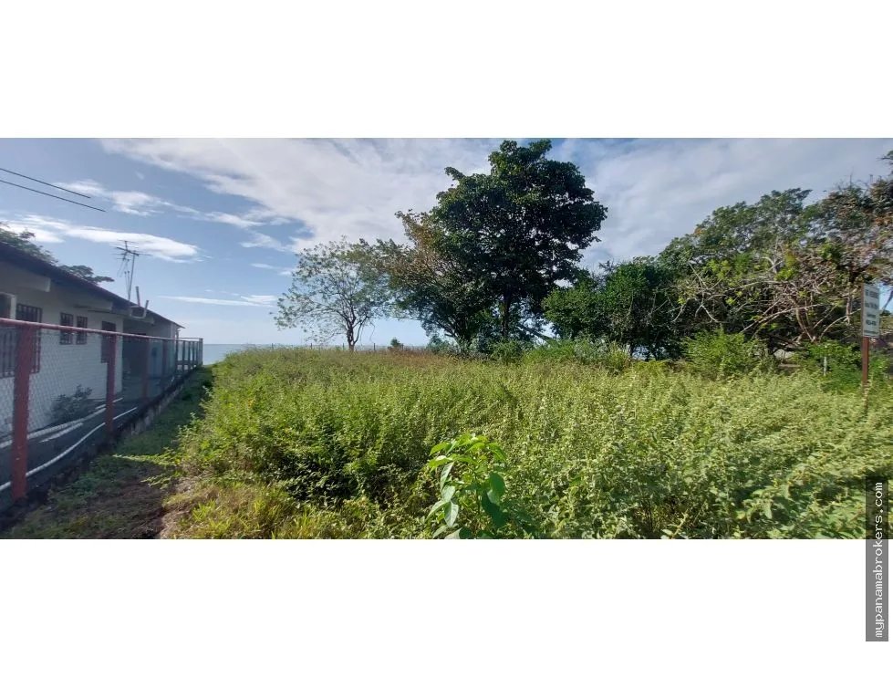 Se venden lotes frente al mar en juan hombron, río hato