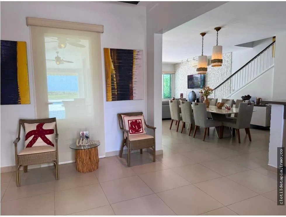 Venta y alquiler de casa frente al mar en bijao, río hato