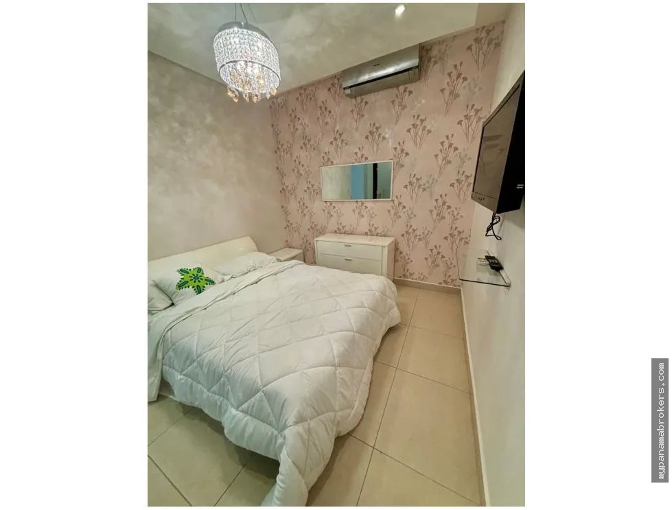 Venta de apatamento amoblado en ph rivage, ave. balboa