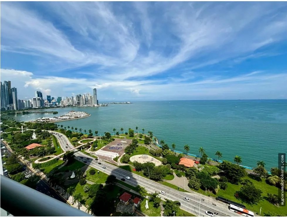 Venta de apatamento amoblado en ph rivage, ave. balboa