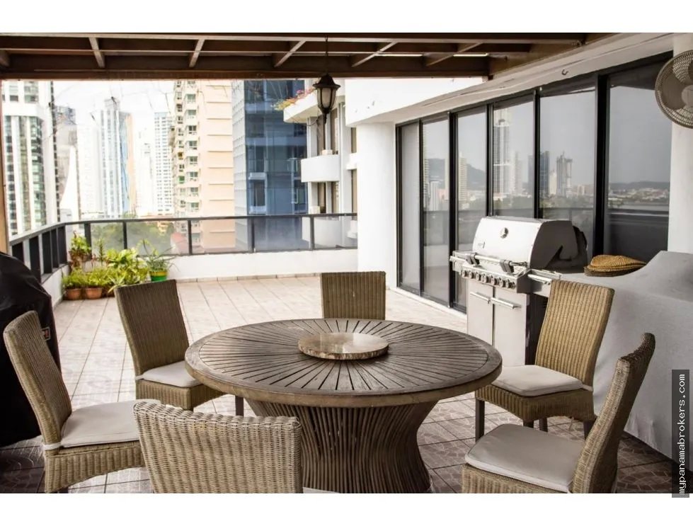 Venta de apartamento con linea blanca ph condesa del mar, ave. balboa