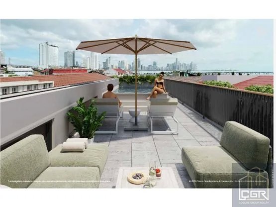 VENTA DE APARTAMENTO AMOBLADO PH CASA LOPEZ , CASCO ANTIGUO