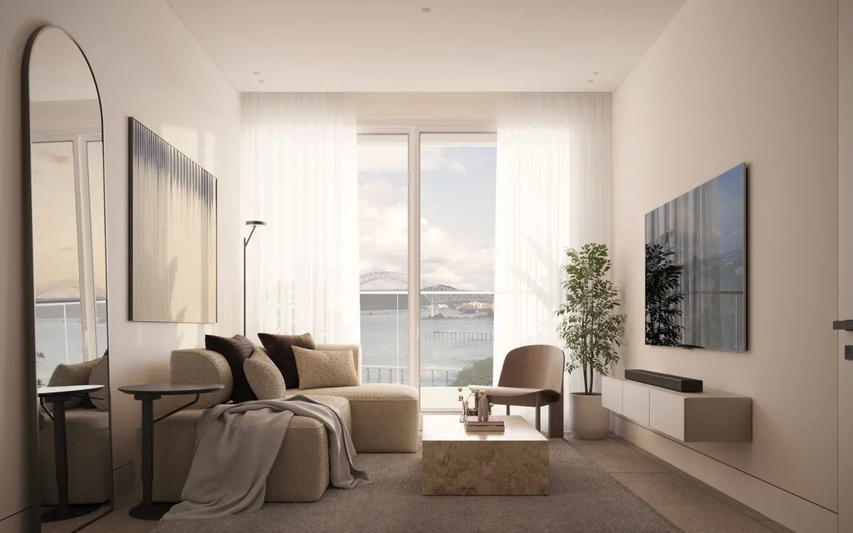 Apartamento Premium en Nautilus Amador  Con Vista al Canal  75.6 m²