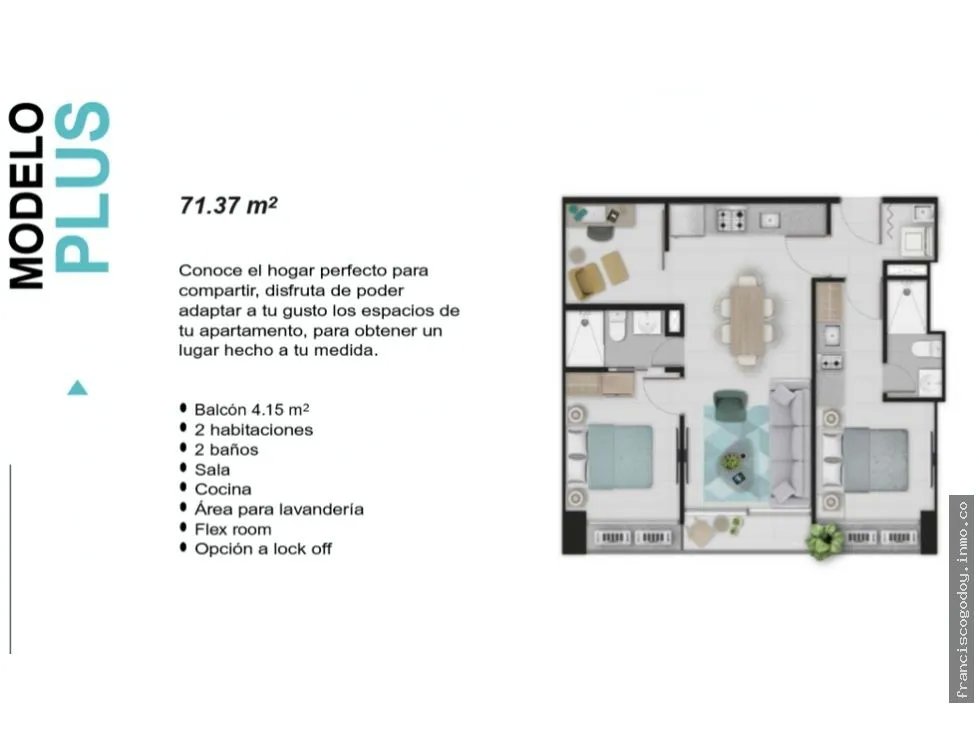 Apartamento en Venta Vía Argentina