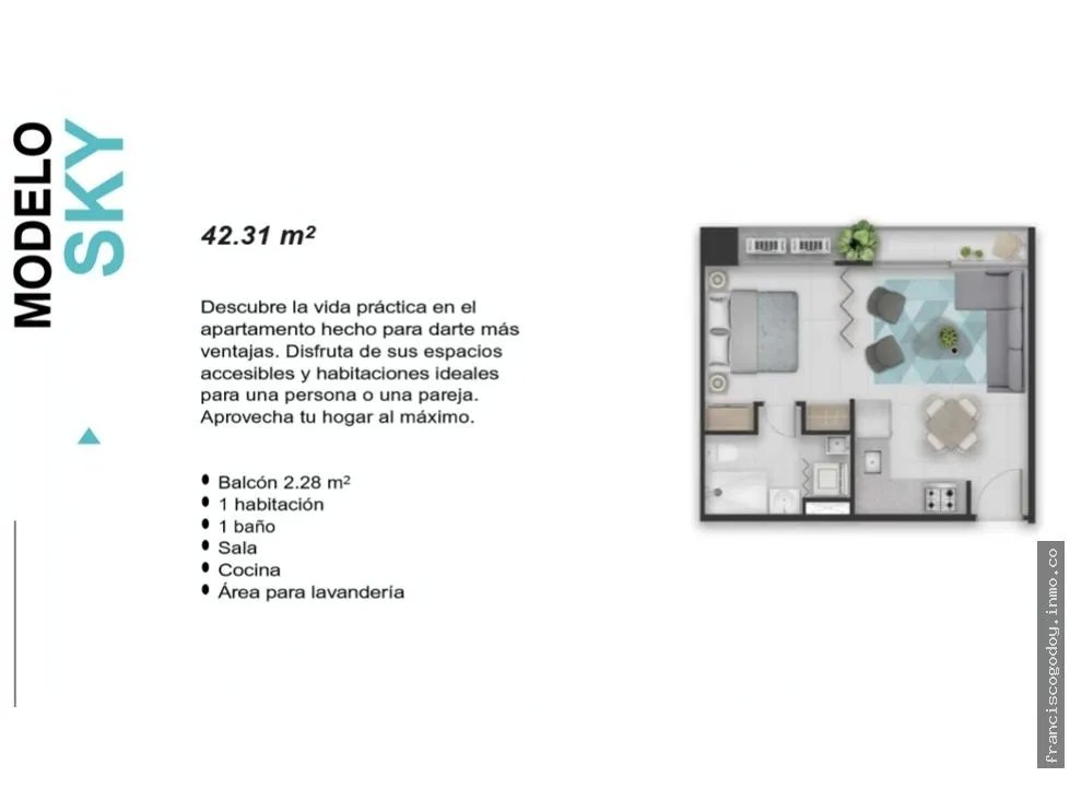 Apartamento en Venta Vía Argentina