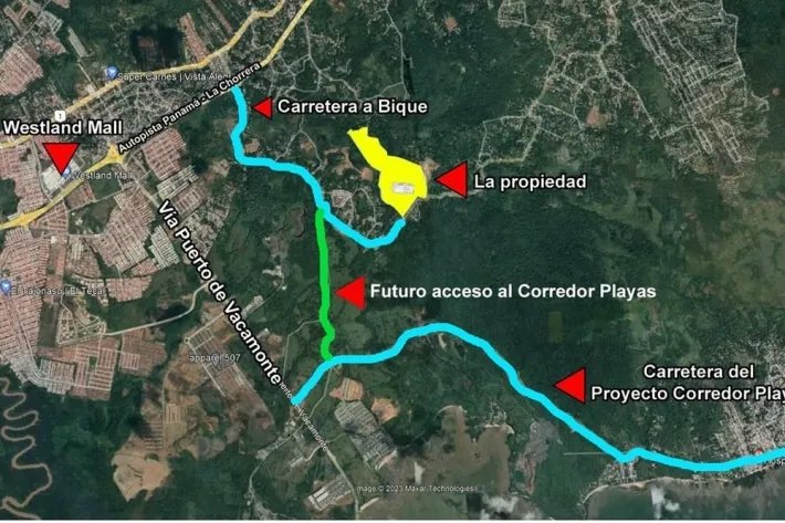 Land for sale in San Vicente de Bique, Arraiján