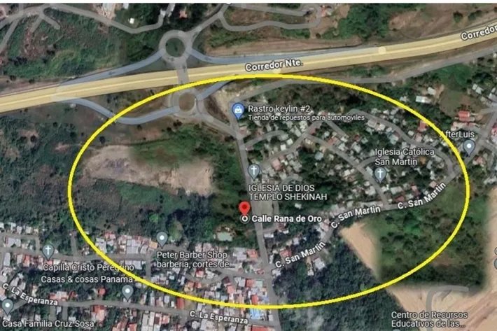 Land for sale in La Rana de Oro, Pedregal, Panama