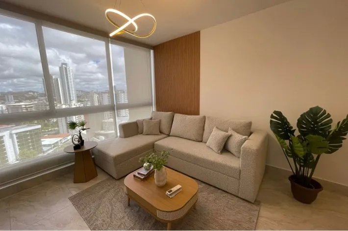Apartamento amoblado en alquiler en El Cangrejo, Panamá
