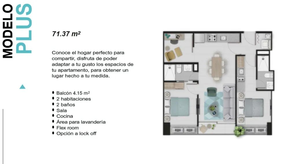 Apartment For Sale in Vía Argentina