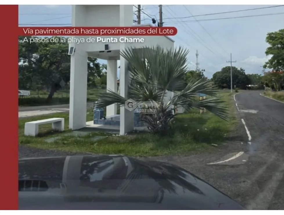 SE VENDE TERRENO EN  PUNTA CHAME 1953 M2 A PASOS DE LA PLAYA