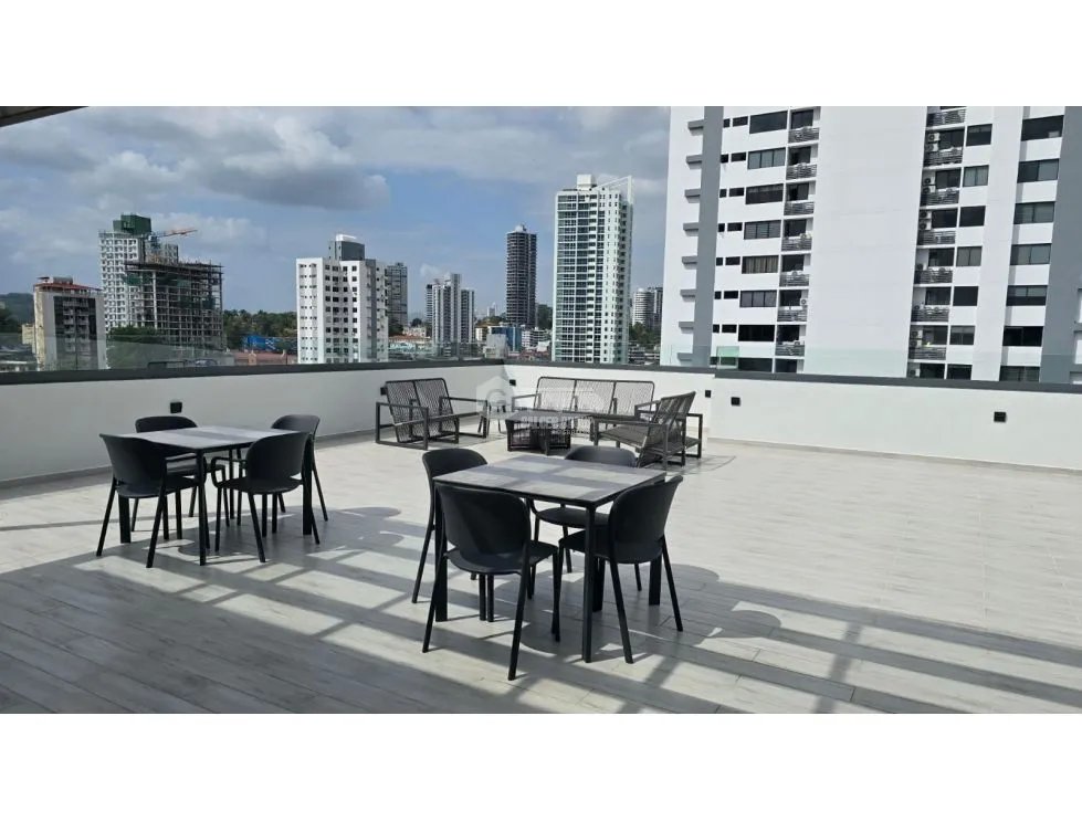 SE ALQUILA MODERNO APARTAMENTO EN BELLA VISTA  45M2 LINEA BLANCA
