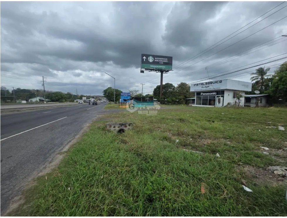 SE VENDE TERRENO PLANO EN CHAME COLONCITO SOBRE VIA INTERAMERICANA